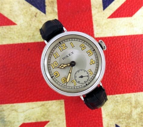 1915 rolex value|Rare WW1 Rolex 1915 Military Officer’s Trench watch .